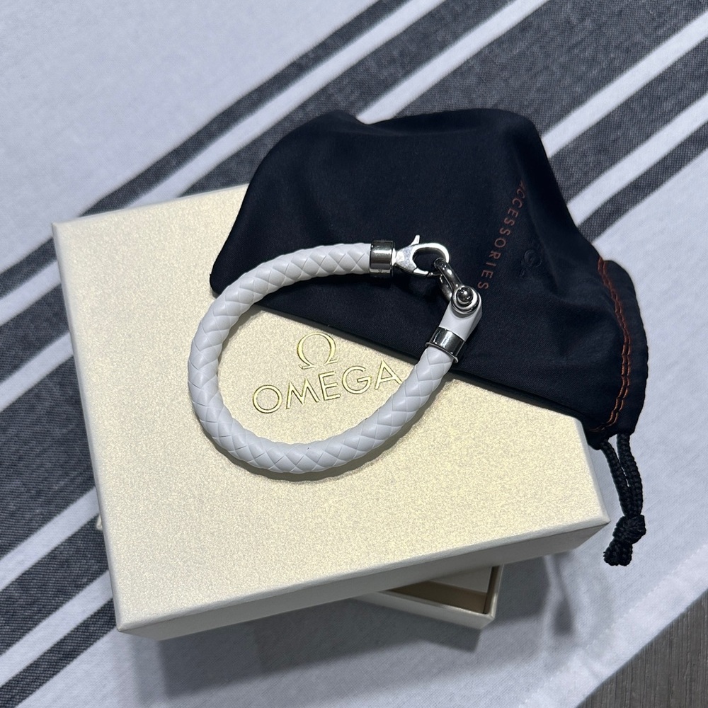 Omega Aqua Sailing White Bracelet